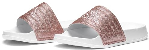 Kappa - Ciabatte, Bambina, Bianco, Plastica Espansa, Piscina. Logo Noles 4 Kid, Taglia: 30