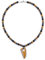 PiercingJak Collier Homme Oeil de Tigre Obsidienne Hématite Pierre Naturelle avec Pendentif Triangle Pierre Précieuses Collier Porte Bonheur Protection Cadeau Bijoux Homme (Oeil de Tigre)