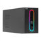 Noua Zeus 600VA RGB Gruppo di Continuità per Computer PC UPS Line Interactive 600VA / 360 Watt, AVR, 2 Uscite Schuko, Porta di Ricarica USB 5V/2A