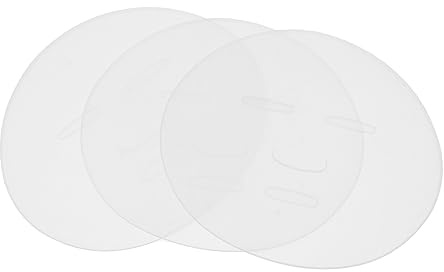 PACKOVE 3 Stück Weißes Silikon mit Wiederverwendbaren Algenmasken Schalen für Selbstgemacht Maskenteller im Professionellen Salon und Zuhause