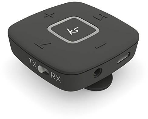 KitSound KSWMA2BK wireless audio transmitter 3.5 mm 10 m Black