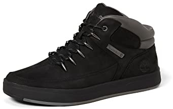 Timberland Davis Square Hiker, Stivali, Uomo, Black Nubuck, 41 EU