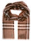 BURBERRY - UNISEX SCHAL 8018470 8014470 BEIGE MU GIANT CHECK GAUZE U