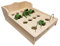 CADENAS ® - Komplettes Froschspiel aus Gusseisen, mit Holztisch: 1 Frosch, 2 Brücken, 2 Bögen, 1 Mühle, 2 Befestigungen und 10 Chips aus Stahl (ohne Tischbeine)