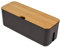 Kabelmanagement Box | Power Stripe Organizer | Cord Organizer Box | Verstecken und verbergen Sie Steckdosenleisten und Stromkabel vor Fernsehgeräten, Computern und Schreibtischen