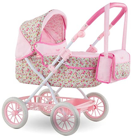 Corolle - Landau Fleuri, Accessoire, pour Poupon 36, 42, 52cm, dès 3 Ans, 9000141340