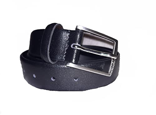 GUESS Herren Gürtel BMU106LEA30-BBN (Schwarz, L)