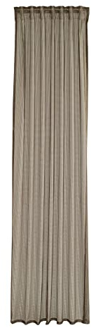 Homing Vorhang transparent Petrol Gold | Netz Struktur modern | Wohnzimmer Schlafzimmer Kinderzimmer | 140x245cm