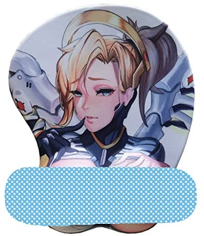 YUDUODUO Fonyellpad 3D Mauspads Anime Gaming Mauspads mit Handballenauflage Silikagel Schreibtischunterlage 2Wege Haut für Büro, PC, Laptop