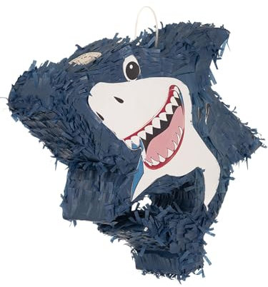 Smiffys Hai-Piñata, Blau, 45x36cm