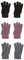 NAME IT Handschuhe NKNMAGIC GLOVES 3P NOOS, Wistful Mauve/Pack:3 PACK with GREY MEL./BLACK, 6