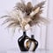 Juego de 2 jarrones de cerámica huecos negros y dorados, jarrones decorativos estéticos de estilo nórdico bohemio moderno para decoración del hogar, bodas, sala de estar, dormitorio,decoración de mesa
