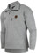 Soltice Herren Langarm Sweatshirt mit Brusttasche, Poloshirts, Winter- Strick- Pullover, gestreift aus Baumwoll-Mix (M bis 3XL) (XL, [M11] Grau)