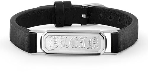 Philipp Plein Herren-Armband Edelstahl, recycelt, Leder One Size 88870689