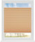 RENA Plissee ohne Bohren Rollos für Fenster | Faltrollos für Fenster & Tür | Plisseerollo nach Maß Verdunkelung | Fenster Rollos für Innen | Jalousie Sand 85x200 cm