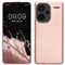 kwmobile Case kompatibel mit Xiaomi Redmi Note 13 Pro+ 5G / Redmi Note 13 Pro Plus 5G Hülle - Schutzhülle aus Silikon metallisch schimmernd - Handyhülle Metallic Rosegold