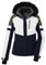 killtec Damen Skijacke/Funktionsjacke in Daunenoptik mit abzippbarer Kapuze und Schneefang KSW 101 WMN SKI QLTD JCKT, midnight, 44, 42038-000