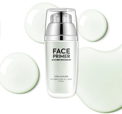 VIOLA HOUSE Face Primer Makeup Base, Gesichtsgrundierung für fettige Haut, Korrektur von Rötungen Verdeckt Poren, gleicht den Hautton aus Langlebig, schwerelos. 35ML