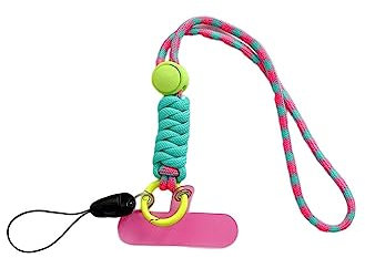 CLSSLVVBN Mobile Phone Lanyard Universal Adjustable Neck Hanging Cord Microfiber Safety Strap Accessory for Outdoor Picnic, Type 9