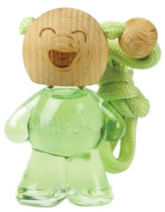 Little Joe Glass Bottle Lufterfrischer, Car Air Freshener +/- 45 Tage frischer Duft im Auto, KFZ, Wohnwagen, Haushalt, Kleiderschrank, Küche etc (Bamboo/Bambus (grün))