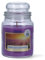 Magic Lights - Candela giara 510 gr Viaggio in Provenza - Lavanda con cera vegetale min. 75% - stoppino in legno naturale che scoppietta, Made in Italy