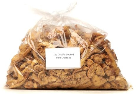 1kg Double Cooked Pork Crackling (1kg, Salt & Vinegar)