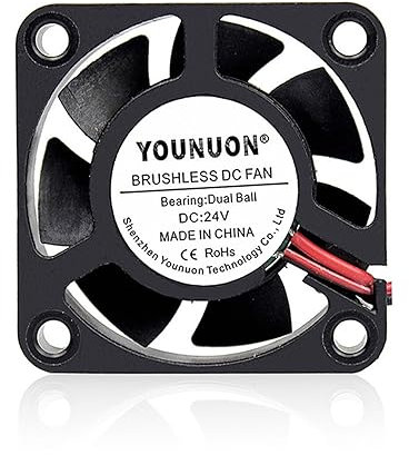 10 pièces DC 24 V 40mm X 40mm X 10mm 2 broches roulement à billes ordinateur boîtier ventilateur de refroidissement 4010