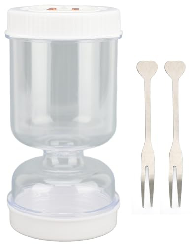 aqxreight Conteneur de Cornichon de Stockage de Sablier D'olive ¨¦tanche de Pot de Cornichon 25oz