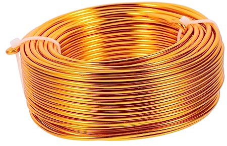 AUTSUPPL Aluminum Wire Roll 3mm Bendable for Jewelry Making Sculpting Modelling Floral Design and Wire Weaving Ideal Armature Wire for Artists and Crafters 1 Roll