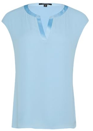 Comma Blusenshirt mit Satinblende