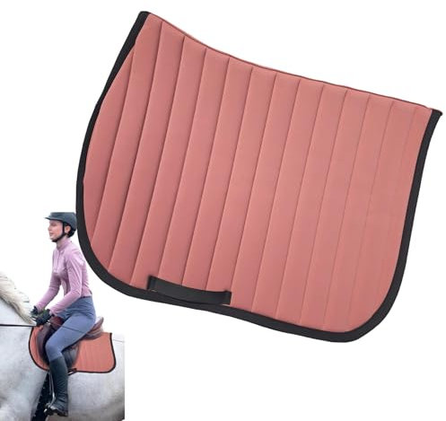 zwxqe Horse Saddle Pad, Professional Western Saddle Seat Cushion, Stylish Equestrian Riding Equipment, Comfortable Gear for Beginners, Enthusiasts, and Professional Riders