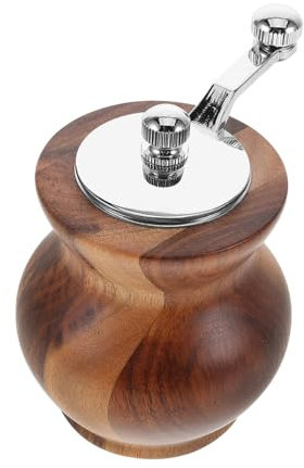 Toddmomy Salz Und Pfefferstreuer Aus Holz Mit Handkurbel Pfefferstreuer Tragbar Manuelle Kaffeemühle Für Küche Und Outdoor