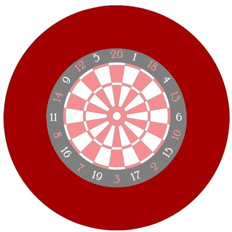 Generisch Dartboard-Ring, Darting-Einfassung für die Wand | Eva-Surround-Stichsägering zum Darten | Dart-Trainings-Dart-Sammeltafel für Schlafzimmer, Schlafsaal, Wohnzimmer, Balkon, Arbeitszimmer