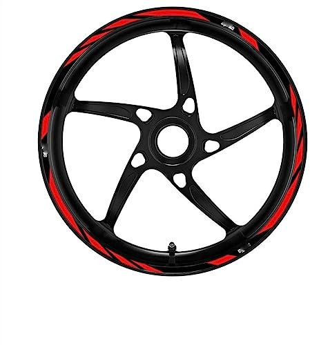 GTUOEQV Dekorative Bande Motorrad Aufkleber Felge Aufkleber Für A&PRILIA Für RSV4 Für Dorsoduro Für Shiver 750 900 Für Rs125 Für Tuono 660 RS660 Für GPR150(A13)
