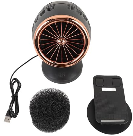 SustVita Ventilateur d'extraction de cuisine portable avec base rotative à 360° et 3 vitesses pour griller en intérieur, capte la graisse et purifie l'air, une hotte de bureau