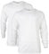 Gildan Men's Ultra Cotton Adult Long Sleeve T-Shirt, 2-Pack, White, Large