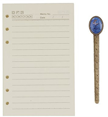 A6 foderato Loose Leaf Binder Paper , 100 fogli, 10,4 x 16,5 cm A6 White Blank