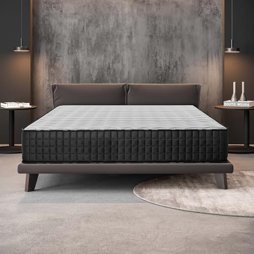 Naturalex - Titanium - Matratze 160x200 cm - Kaltschaummatratze 160x200 H4 - Matratze 160x200 30 cm Hoch - Oeko-tex Zertifiziert - Latex Blue 7 Zonen