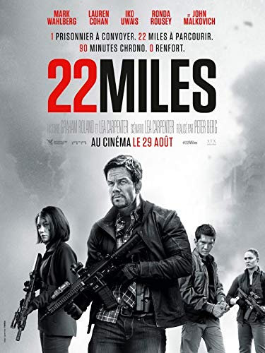 CINEMA / 22 Miles – 2018 – Mark Wahlberg – 116 x 156 cm – Original-Poster