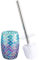 Whole Housewares Toilettenbürste mit Halterung - WC-Bürste & Meerjungfrau - Bürstenhalter für Bad Accessoires - Blau