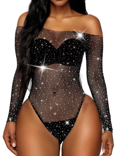 RSLOVE damunderkläder fisknät bodysuit sexiga kläder nät kroppsstrumpor