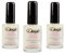 Dimples Pro Strong Nail Strengthener | Strengthening Nail Treatment for Weak Nails | with Pentavitin | Base & Top Coat | 3 x 15ml