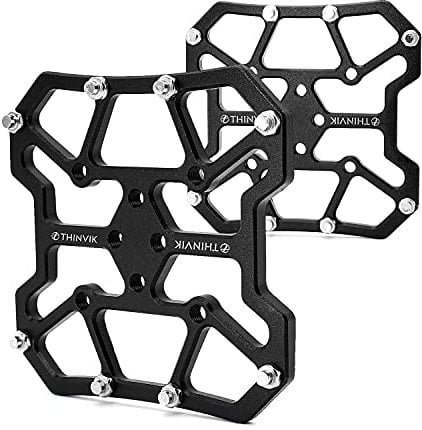 Thinvik Pedal Adapter Compatible with Shimano SPD-SL/SPD, Look Keo, Delta, Peloton Bike Pedals and Cleats - CNC Aluminum Alloy