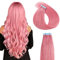 YILITE Tape Extensions Echthaar, Hot Pink 40cm 10 Stück/Packung 20g Tape in Extensions Echthaar Invisible Seidig Gerade Skin Weft Tape Ins Natürlich Erweiterungen (40cm #Hot Pink)