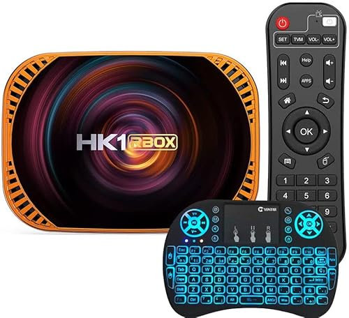 LIROM Android TV Box 11.0 4GB RAM 128GB ROM, S905X4 Quad-Core 64Bit with Dual-Wifi 5Ghz/2.4Ghz BT 4.2, USB 3.0 Ultra HD 8K/4K H.265 1000M Set Top Box,4GB+64GB