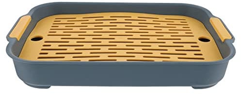 ULTECHNOVO Box Rabbit Toilet Bunny Potty Pet Toilet Potty Tray Guinea Pig Accessories Feeder Hamster Bedding Bunny Equipment Rabbit Potty Plastic Small Animals Pp Cat Litter Tray