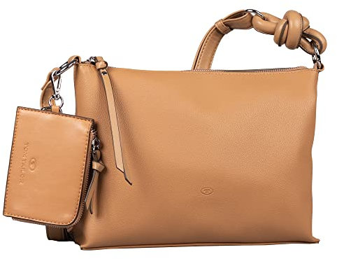 TOM TAILOR bags Hannah Damen Umhängetasche Crossbody Bag Mittelgroß Braun