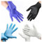 Guantes Desechables de Nitrilo - 1000 unidades, Sin Polvo, Sin Látex - Todas las tallas (M, Azul)