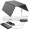 Ecosonique 30W/36W Portable Solar Panel Charger, DC19V, USB-A QC 3.0, USB-C PD 24W with Detachable Power Hub, ETFE IP67 Waterproof Foldable Solar Charger for iPhone Samsung Power Bank Power Station