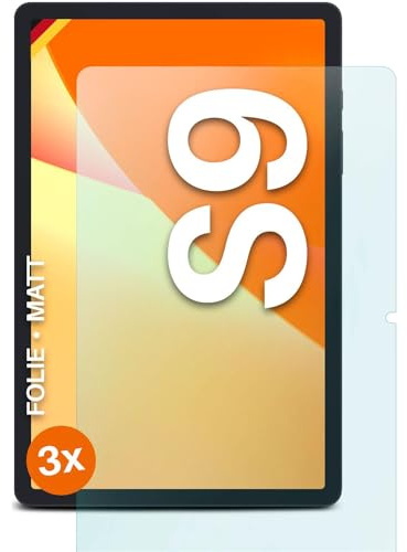 moex® FlexProtect Schutzfolie matt kompatibel mit Samsung Galaxy Tab S9 Folie gegen Reflexionen, Anti Reflex Displayschutz, matte Displayfolie, robust und Kratzfest – 3 Stück